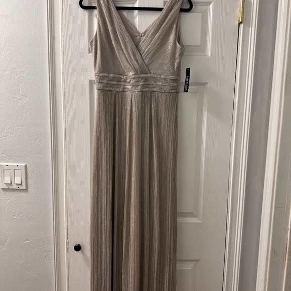 J.S. Collections Long Shimmery Evening Dress - Picture 1 of 4